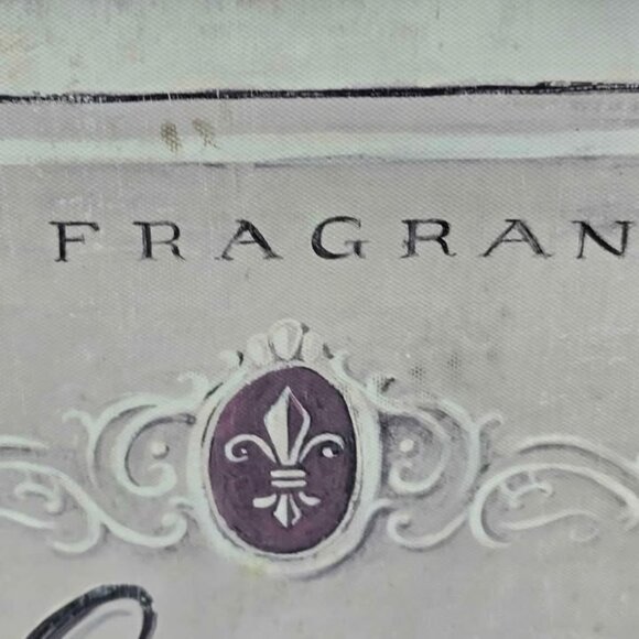 Fleur de Lis Lotion Fragrance French Canvas Wall Hanging - Picture 5 of 7